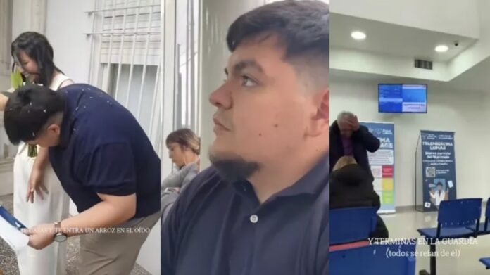 lomas-de-zamora:-se-caso,-le-tiraron-arroz-y-termino-en-la-guardia-de-un-hospital