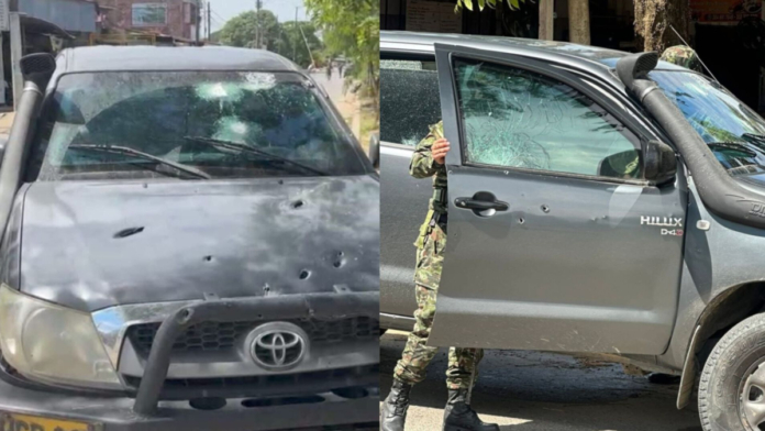 vehiculo-militar-fue-atacado-con-al-menos-diez-disparos-en-arauquita,-arauca;-tres-uniformados-resultaron-heridos