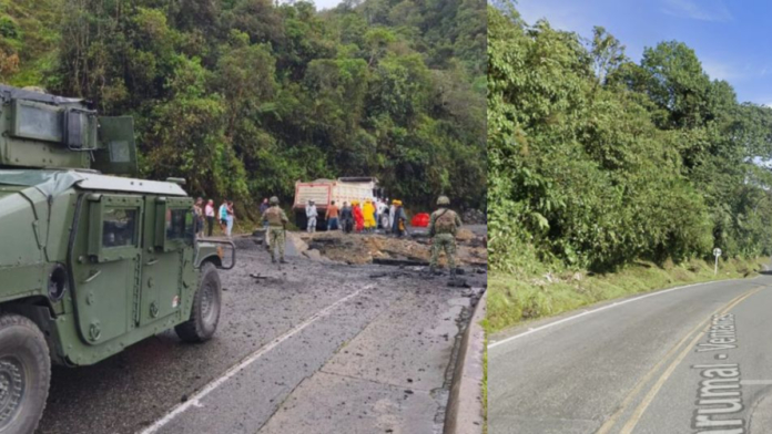 en-fotos:-el-antes-y-despues-de-la-carretera-que-quedo-destruida-tras-atentado-en-la-via-que-comunica-medellin-con-la-costa;-piden-mas-seguridad