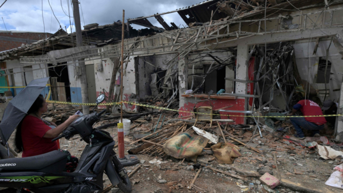 hostigamientos-en-morales,-cauca:-presuntos-integrantes-de-la-‘jaime-martinez’-atacaron-con-drones-y-armas-de-largo-alcance-a-las-autoridades