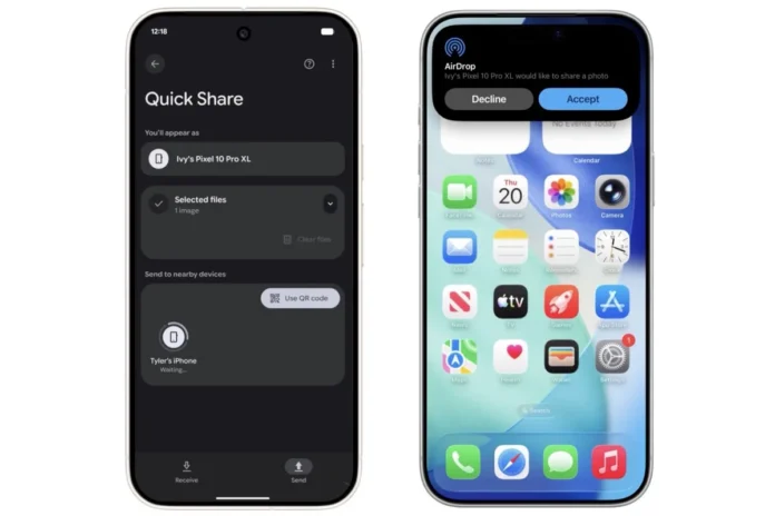 google-habilita-quick-share-con-airdrop:-asi-funciona-la-nueva-interoperabilidad-con-apple