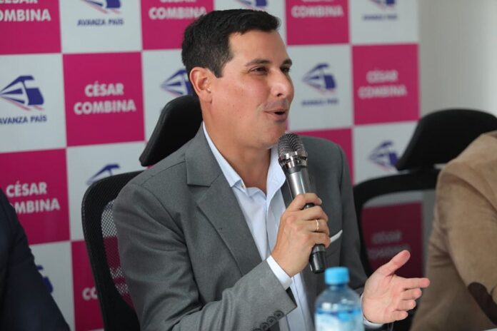 cesar-combina-presenta-accion-de-amparo-contra-avanza-pais-por-rechazar-su-precandidatura-presidencial