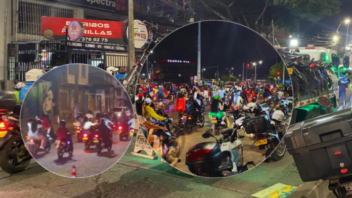 asi-se-vivio-halloween-en-cali:-dos-caravanas-recorrieron-la-ciudad,-tres-personas-fueron-capturadas-y-mas-de-300-motocicletas-fueron-inmovilizadas.