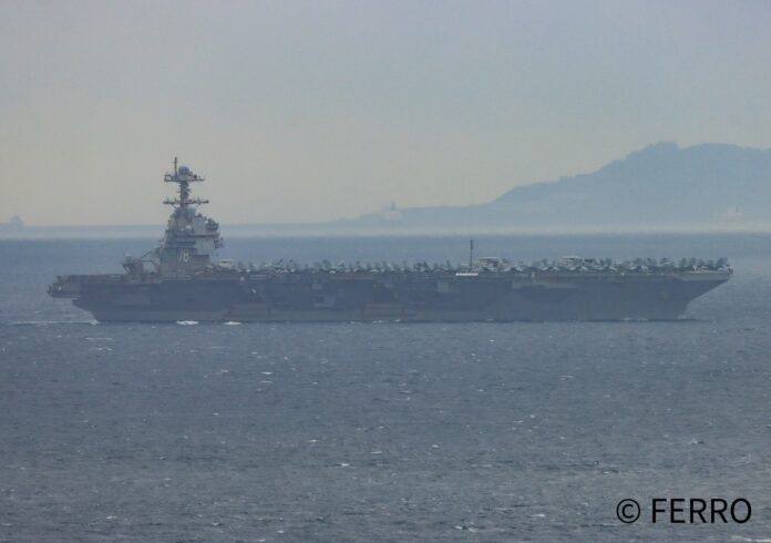 el-portaaviones-uss-gerald-r.-ford-cruza-gibraltar-rumbo-al-caribe-en-medio-de-tensiones-con-venezuela
