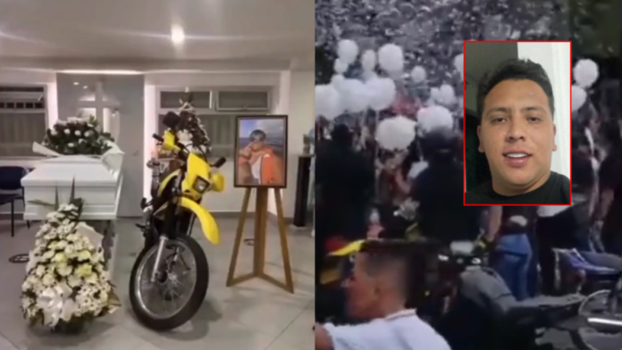 como-si-fuera-un-heroe-despidieron-a-alias-chom,-reconocido-fletero-de-medellin-que-fue-abatido-en-enfrentamiento-con-la-policia-tras-robar-una-moto.