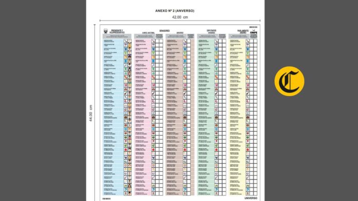 elecciones-2026:-onpe-aprueba-diseno-y-especificaciones-de-la-cedula-de-sufragio