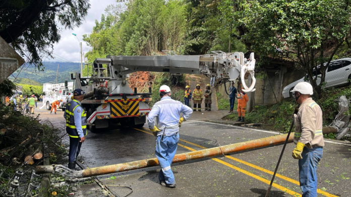 plan-retorno-en-cali-|-despejen-la-via-hacia-buenaventura:-retiren-arbol-y-poste-que-bloquearon-el-paso-en-el-corregimiento-el-saladito