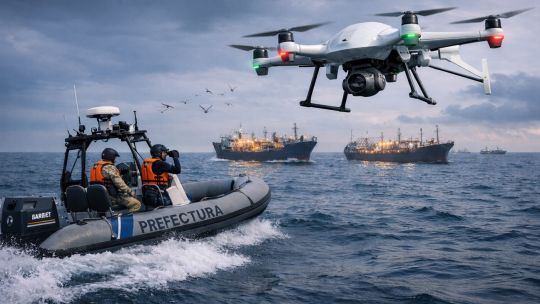 tecnologia-en-el-mar:-drones-y-control-aereo-para-frenar-la-pesca-ilegal