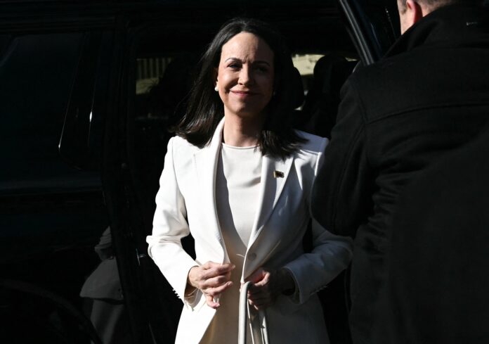 maria-corina-machado-llega-a-la-casa-blanca-para-reunirse-con-donald-trump