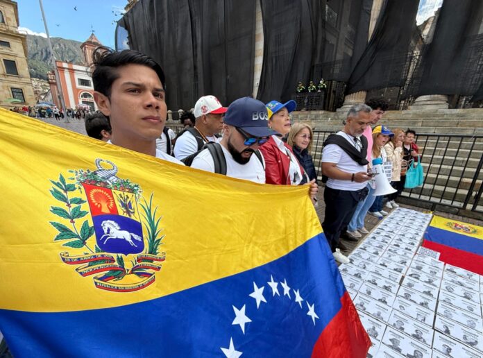 venezolanos-en-bogota-piden-la-liberacion-de-presos-politicos-en-su-pais