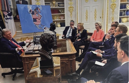 trump-publica-un-mapa-creado-con-ia-en-el-que-venezuela,-canada-y-groenlandia-aparecen-como-parte-de-ee-uu