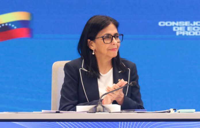 delcy-rodriguez-responde-al-secretario-del-tesoro-de-ee-uu:-“venezuela-no-acepta-ordenes-de-ningun-factor-externo”