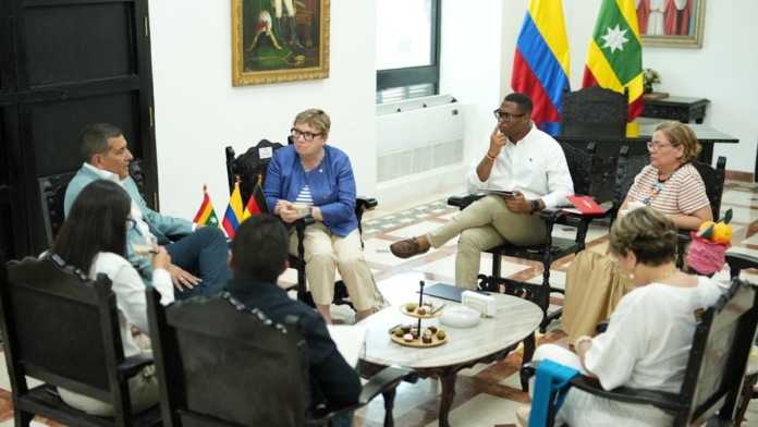 cartagena:-sostenibilidad,-cambio-climatico-y-urbanismo,-principales-ejes-de-reunion-entre-embajadora-de-alemania,-martina-klumpp,-y-dumek-turbay