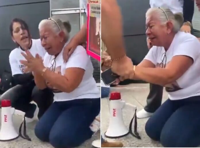 “yo-quiero-ver-a-mi-hijo”:-madre-rompe-en-llanto-a-las-afueras-de-el-helicoide