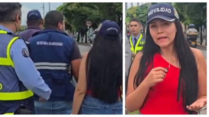 el-colmo-de-la-intolerancia:-motociclista-embistio-y-agredio-a-agente-de-transito-durante-la-grabacion-de-un-video-de-educacion-vial-en-cali
