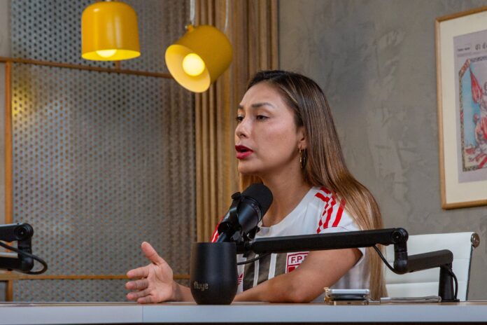 candidata-arlette-contreras-en-contra-de-que-ministerio-de-la-mujer-sea-un-viceministerio,-como-propone-su-partido-app