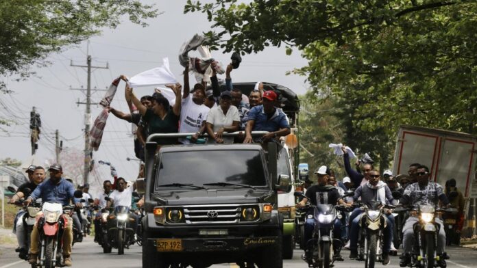 con-toque-de-queda,-ley-seca-y-fuertes-restricciones-en-movilidad-arranca-el-paro-minero-indefinido-en-el-bajo-cauca-antioqueno