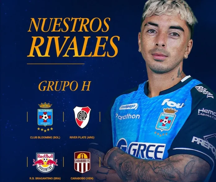 blooming-se-enfrentara-a-river-plate,-bragantino-y-carabobo-por-la-copa-sudamericana