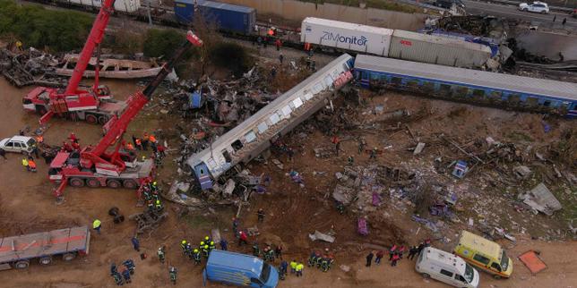 grecia:-tres-anos-despues-de-la-catastrofe-ferroviaria-de-tempe,-36-acusados-​​devant-la-justicia