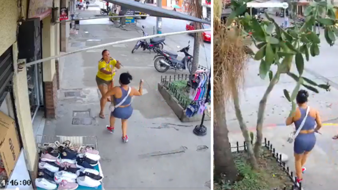 en-video-quedo-registrado-violenta-rina-a-cuchillo-entre-dos-mujeres-en-el-norte-de-cali:-una-de-las-implicadas-murio-minutos-despues