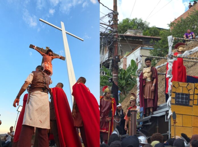 feligreses-acompanaron-el-tradicional-viacrucis-viviente-en-petare