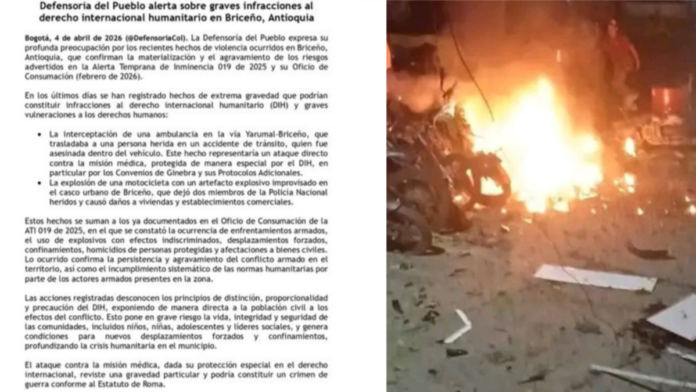 un-grupo-armado-intercepto-una-ambulancia-y-asesino-al-paciente-herido,-cuando-era-trasladado-en-la-via-entre-yarumal-y-briceno,-antioquia.