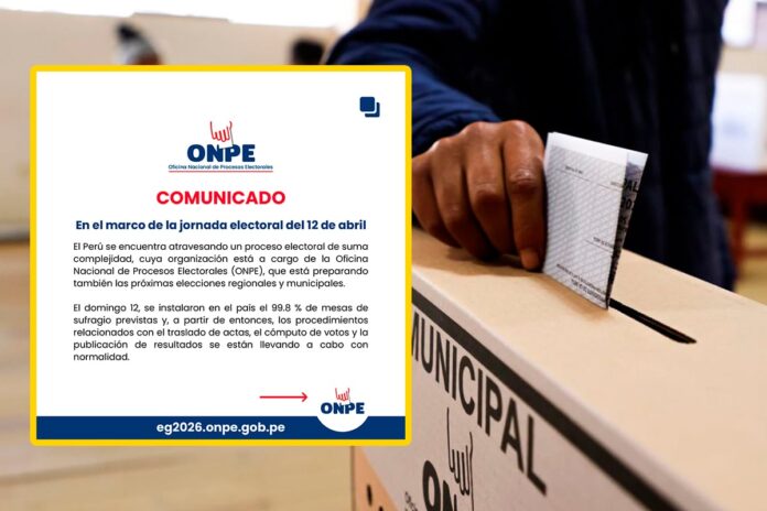 onpe:-“invocamos-a-organizaciones-politicas,-instituciones-y-ciudadania-a-esperar-la-conclusion-del-proceso-con-serenidad”