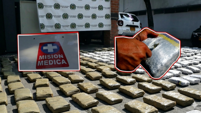 con-logotipos-falsos-de-mision-medica,-dos-personas-transportaban-en-un-vehiculo-390-kilos-de-marihuana-por-el-oriente-de-cali.
