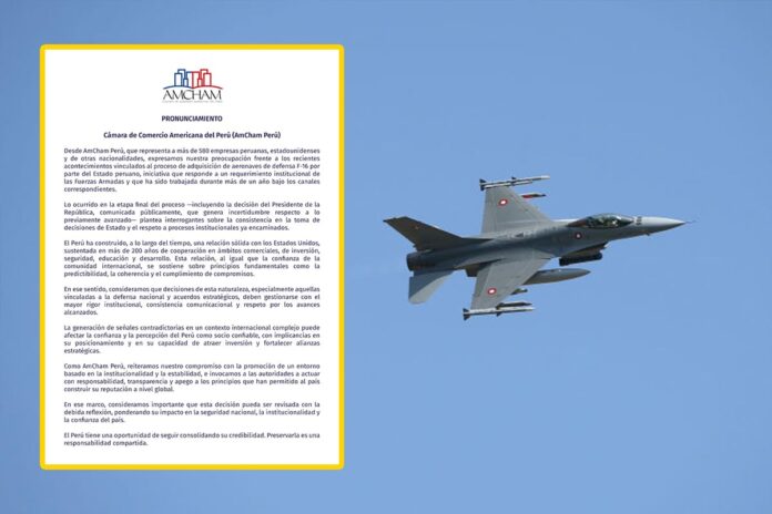 amcham-peru-advierte-que-frenar-compra-de-aviones-f-16-puede-afectar-la-confianza-del-pais