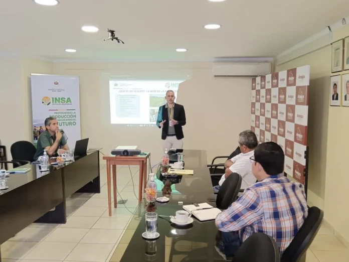 insa-y-anapo-coordinan-acciones-para-impulsar-el-seguro-agrario-en-santa-cruz