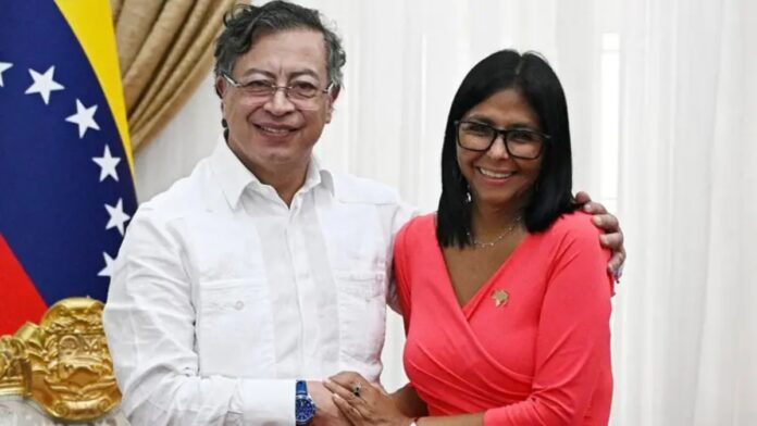petro-visita-a-delcy-rodriguez-en-caracas:-que-rol-juega-colombia-en-la-transicion-en-venezuela