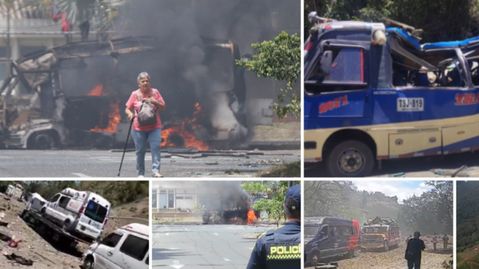 escalada-terrorista-en-cauca-y-valle-del-cauca-deja-al-menos-trece-muertos-tras-ataque-con-pipeta-a-bus-en-cajibio:-van-once-atentados