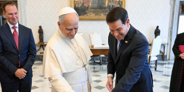 les-entretiens-entre-leon-xiv-et-marco-rubio-ont-porte-sur-«-la-necessite-de-travailler-inlassablement-en-faveur-de-la-paix-»