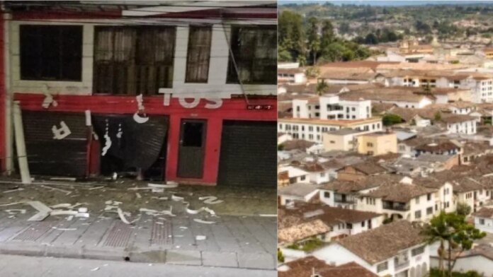 fuerte-explosion-en-popayan:-un-hombre-detono-un-petardo-en-un-local-comercial-de-un-sector-donde-se-venden-repuestos-para-motos-y-bicicletas