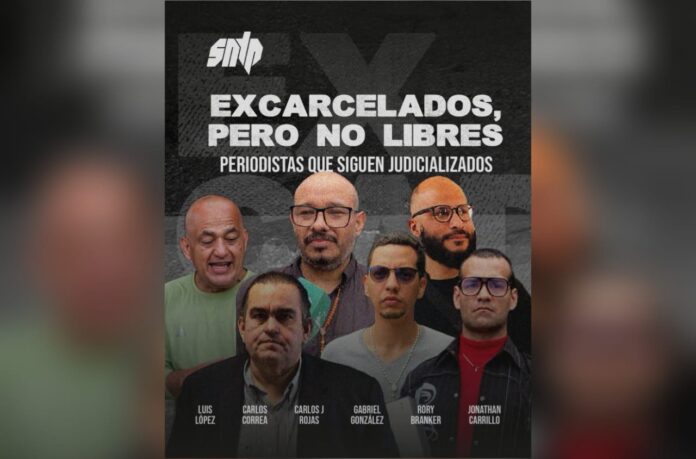 sntp-alerta-que-seis-periodistas-excarcelados-continuan-bajo-presion-judicial