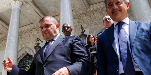 gerald-darmanin,-en-visita-en-algerie,-dit-avoir-evoque-avec-le-president-abdelmadjid-tebboune-«-le-travail-que-nous-devons-continue-a-faire-pour-renouer-la-confiance-»-entre-les-deux-pays
