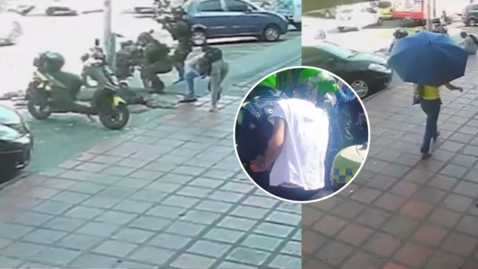 video-del-momento-exacto-de-fuerte-balacera-en-el-norte-de-barranquilla-que-dejo-varias-escoltas-heridos-y-un-muerto:-militares-reaccionaron-en-ataque