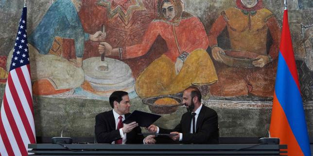 en-armenie,-la-visita-eclair-de-marco-rubio-en-soutien-aux-esfuerzo-d’erevan-pour-s’extraire-de-l’orbite-russe