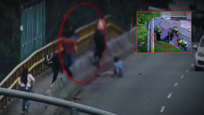 video:-asi-fue-la-violenta-agresion-contra-un-ciudadano-estadounidense-en-medellin-para-robarle-su-celular;-dos-hombres-fueron-capturados