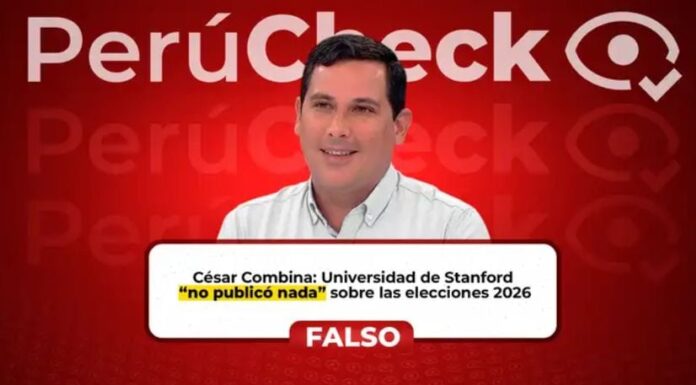perucheck:-cesar-combina-afirmo-que-la-universidad-de-stanford-“no-publico-nada”-sobre-las-elecciones-2026,-pero-si-existe-un-estudio