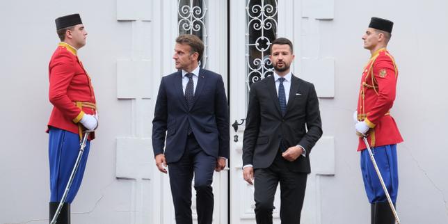 en-visita-au-montenegro,-emmanuel-macron-pousse-le-pays-des-balkans-vers-une-adhesion-a-l’ue