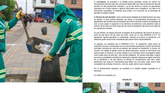 ¿que-ha-pasado-con-los-contratos-con-los-operadores-de-aseo-de-cali-y-el-ultimatum-del-tribunal-del-valle-a-emsirva?-esto-respondio-la-empresa