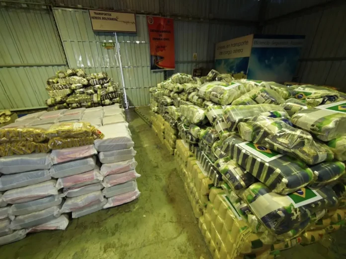 entregan-a-la-gobernacion-de-la-paz-25-toneladas-de-alimentos-donados