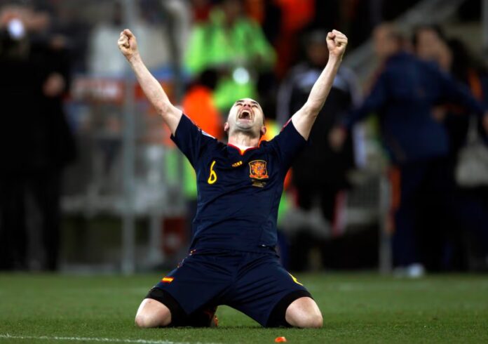 andres-iniesta:-el-autor-del-gol-mas-importante-en-la-historia-de-espana