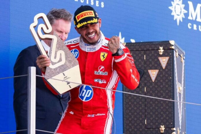 por-fin-celebra-con-ferrari:-hamilton-gano-el-gran-premio-de-barcelona