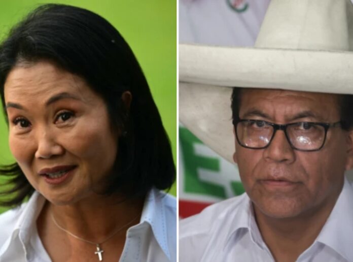 fujimori-aventaja-a-sanchez-por-40.000-votos-y-se-acerca-a-la-presidencia-de-peru-con-99,39%-escrutado