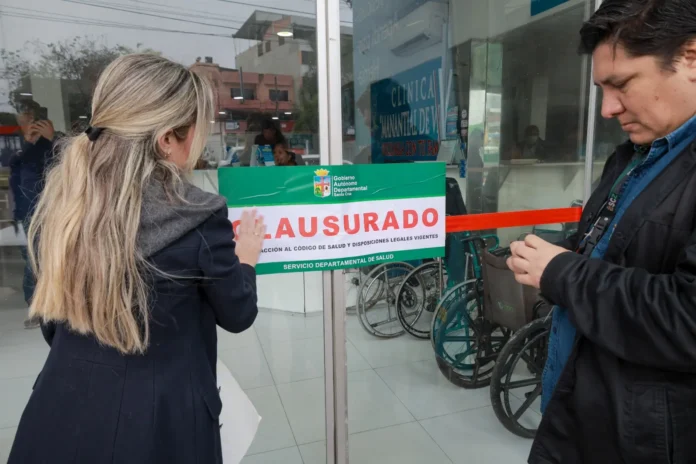 el-sedes-clausura-una-clinica-en-santa-cruz-por-operar-fuera-de-norma