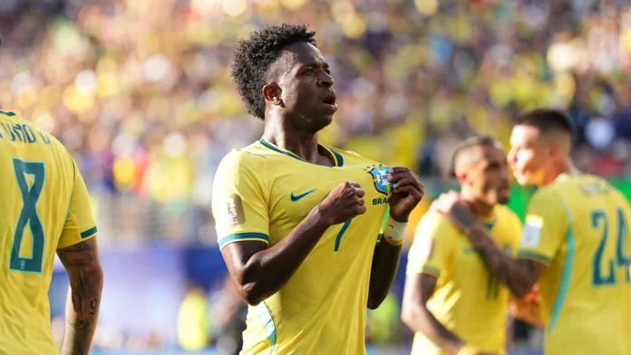 vinicius-junior-llega-a-los-500-partidos-mientras-brasil-se-enfrenta-a-haiti-en-filadelfia