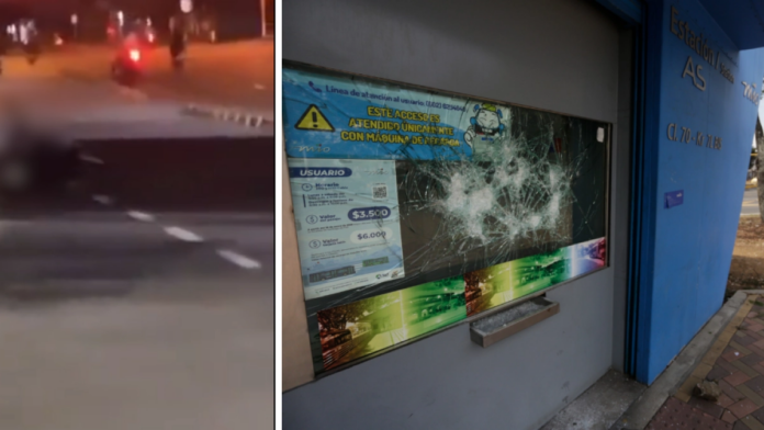 en-imagenes-|-momento-exacto-cuando-sicario-ataco-a-una-persona-durante-protestas-en-cali-tras-segunda-vuelta:-fue-captado-en-transmision-en-vivo