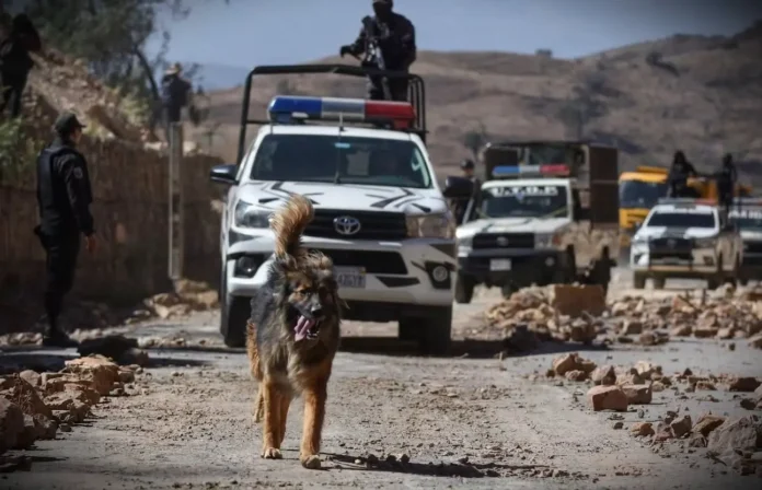 la-policia-adopta-un-perro-que-acompano-en-desbloqueo